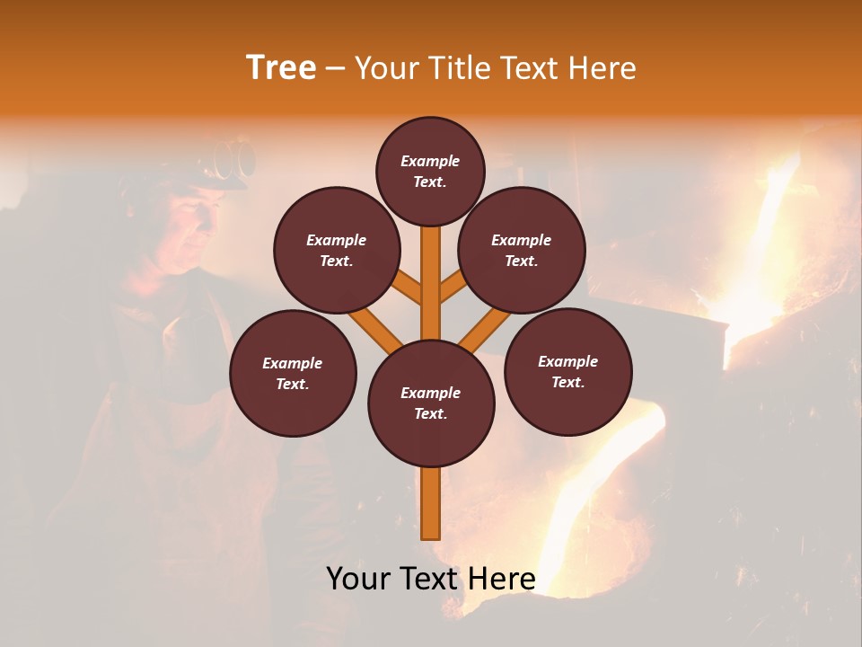 Mill Flowing Technology PowerPoint Template
