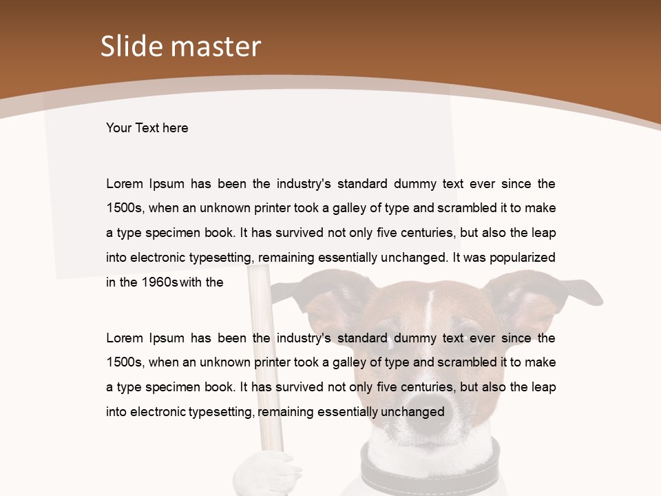 Festive Isolated Text PowerPoint Template