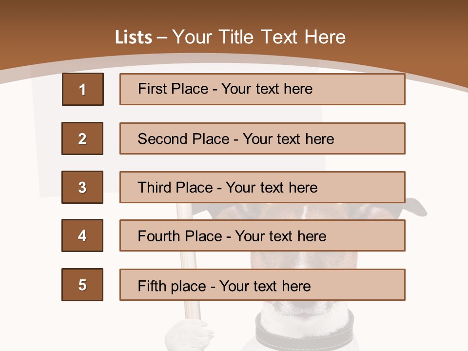 Festive Isolated Text PowerPoint Template