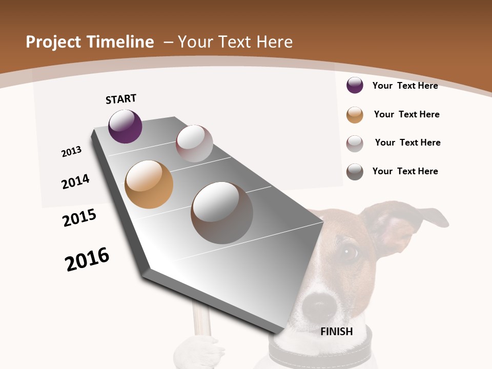 Festive Isolated Text PowerPoint Template