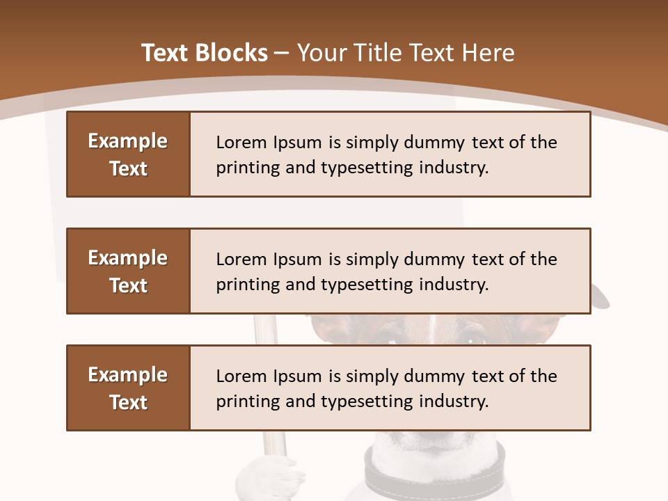 Festive Isolated Text PowerPoint Template