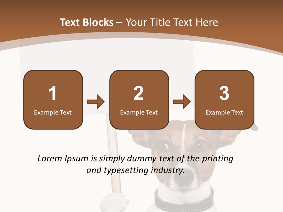 Festive Isolated Text PowerPoint Template