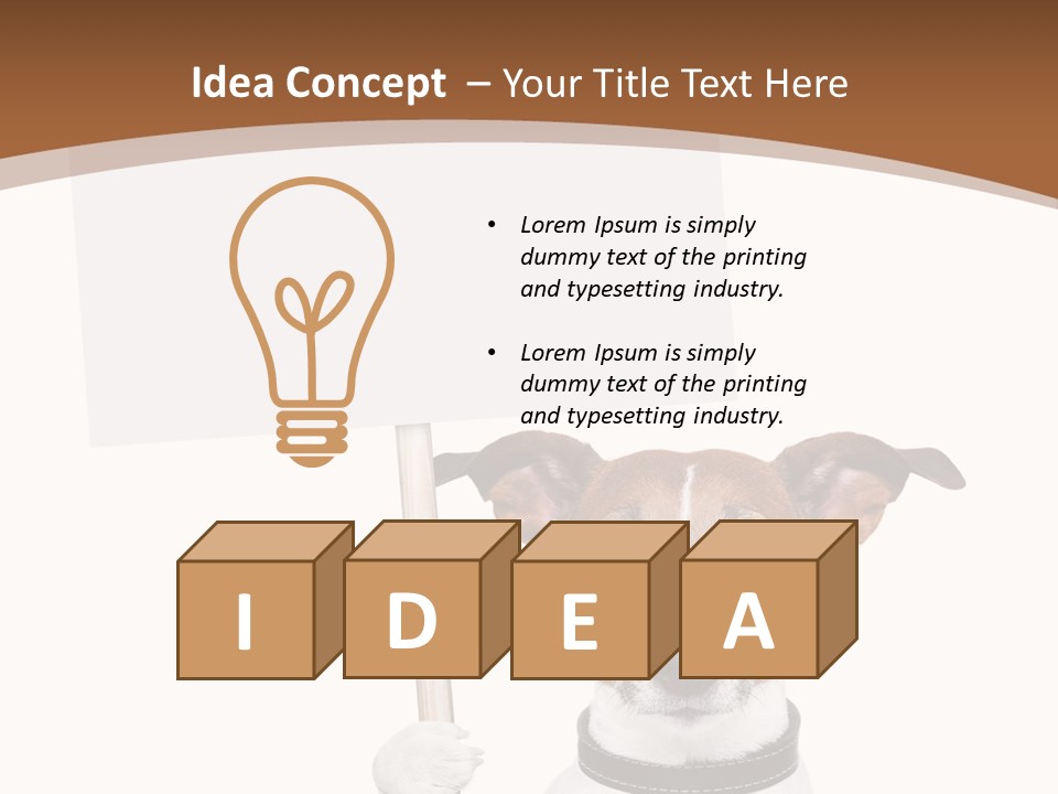 Festive Isolated Text PowerPoint Template