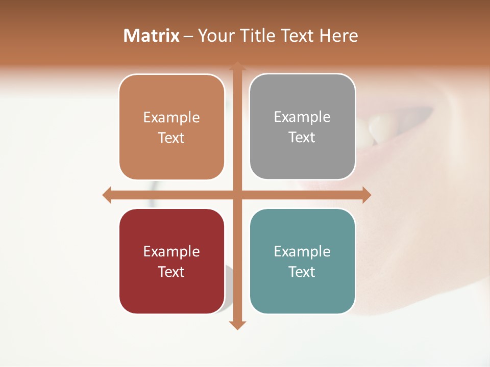 Toothy Joyful Operator PowerPoint Template
