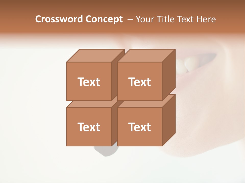 Toothy Joyful Operator PowerPoint Template