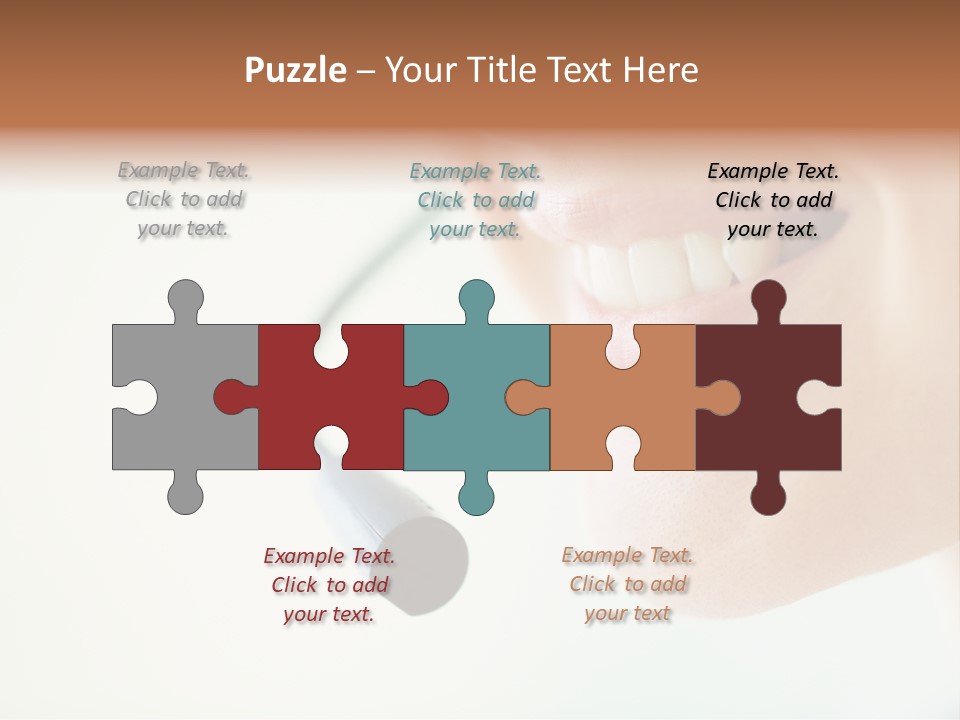 Toothy Joyful Operator PowerPoint Template