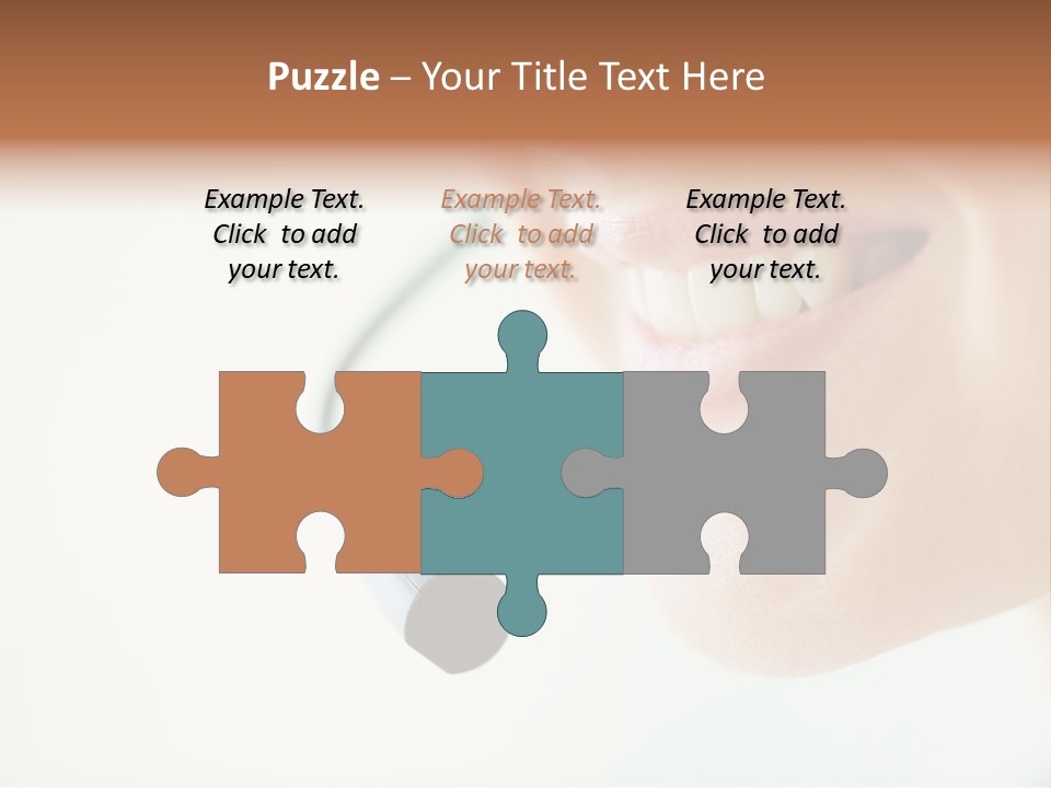 Toothy Joyful Operator PowerPoint Template