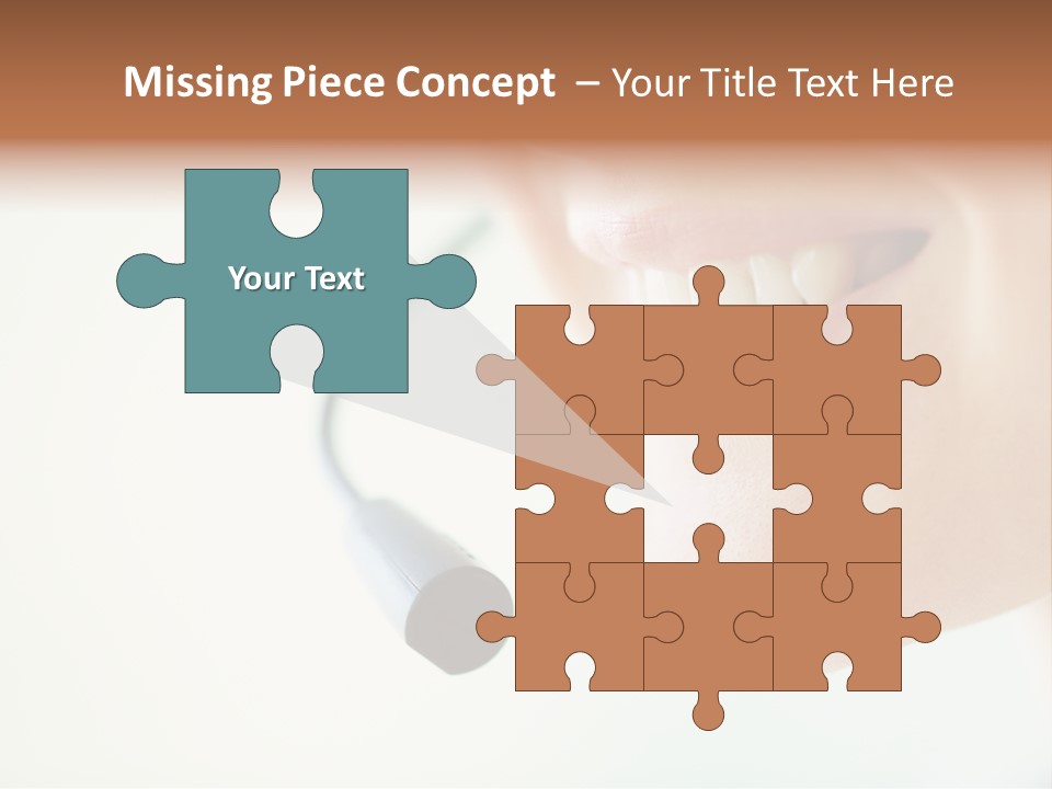 Toothy Joyful Operator PowerPoint Template