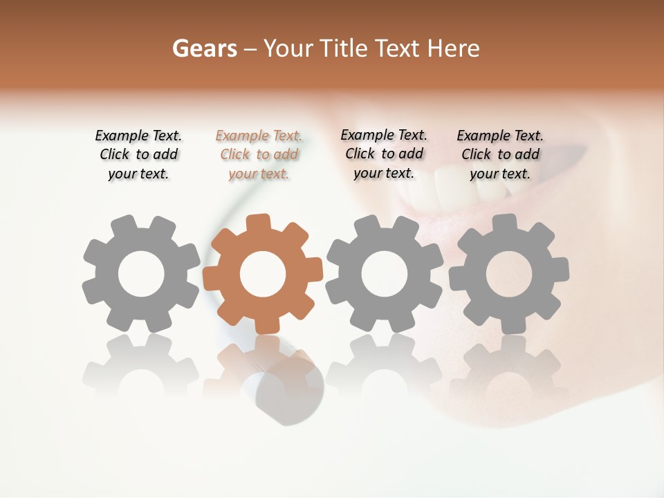 Toothy Joyful Operator PowerPoint Template