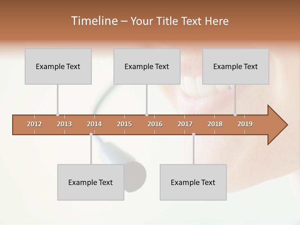 Toothy Joyful Operator PowerPoint Template