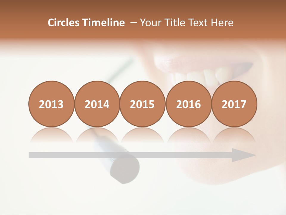 Toothy Joyful Operator PowerPoint Template