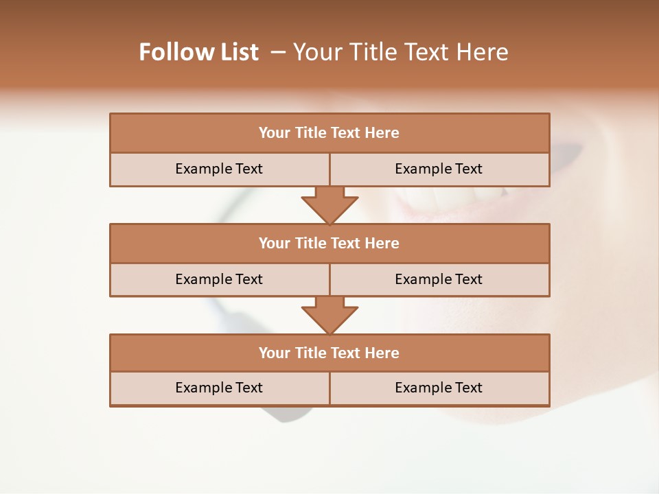 Toothy Joyful Operator PowerPoint Template