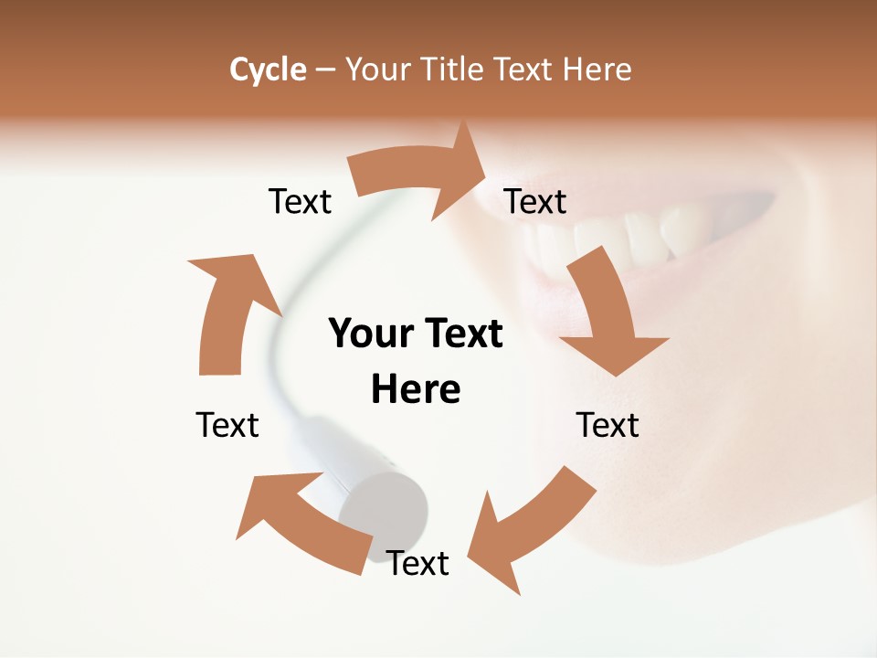 Toothy Joyful Operator PowerPoint Template