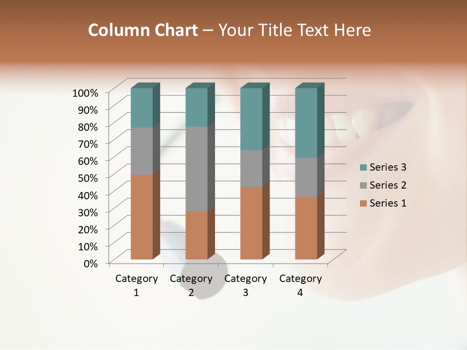 Toothy Joyful Operator PowerPoint Template