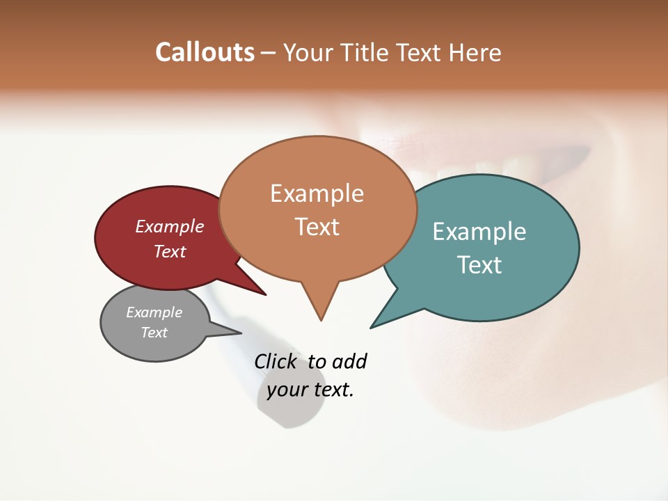Toothy Joyful Operator PowerPoint Template