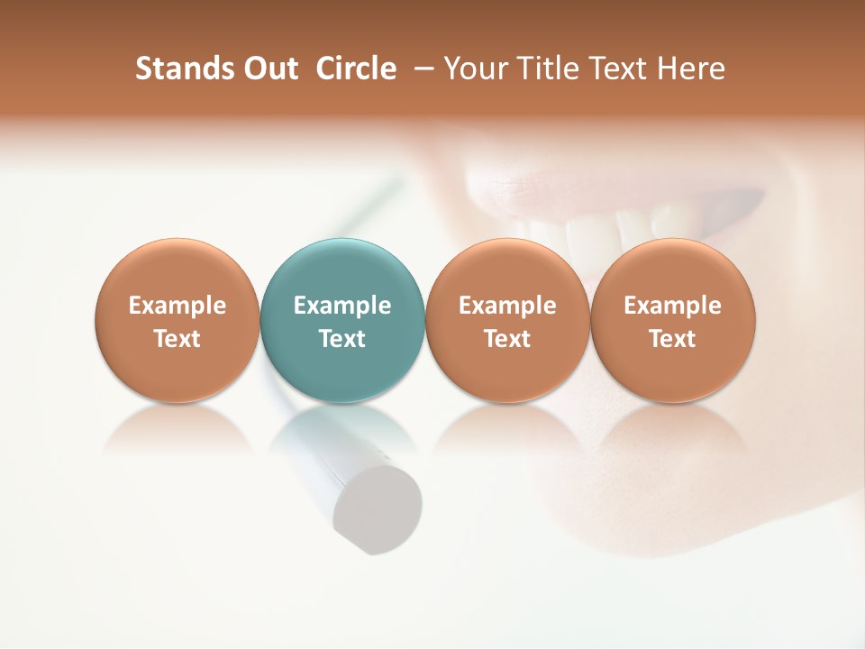 Toothy Joyful Operator PowerPoint Template