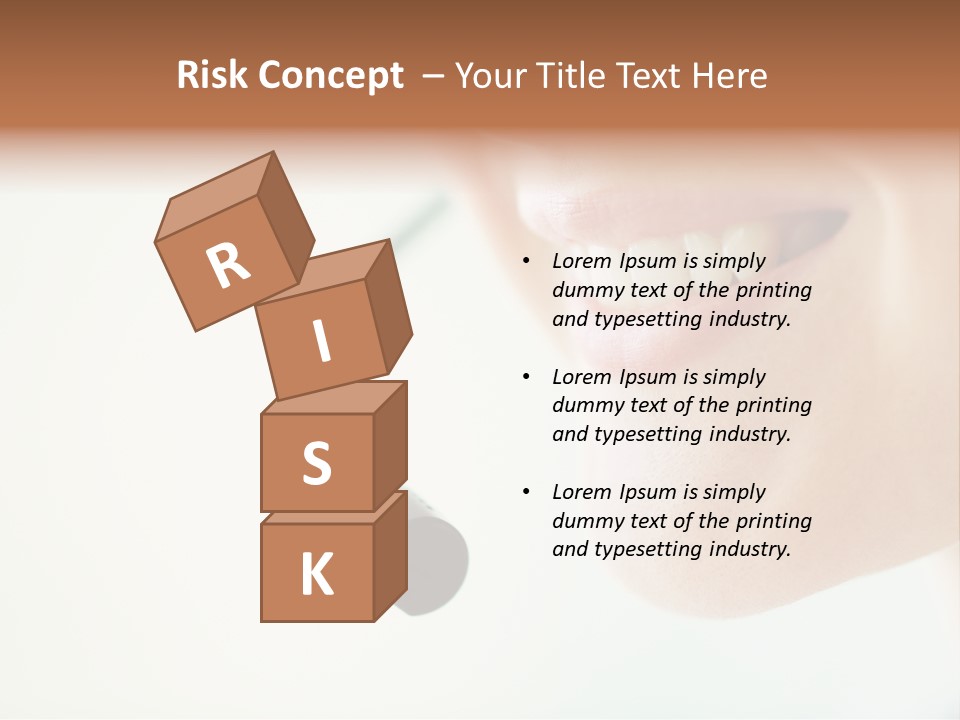 Toothy Joyful Operator PowerPoint Template
