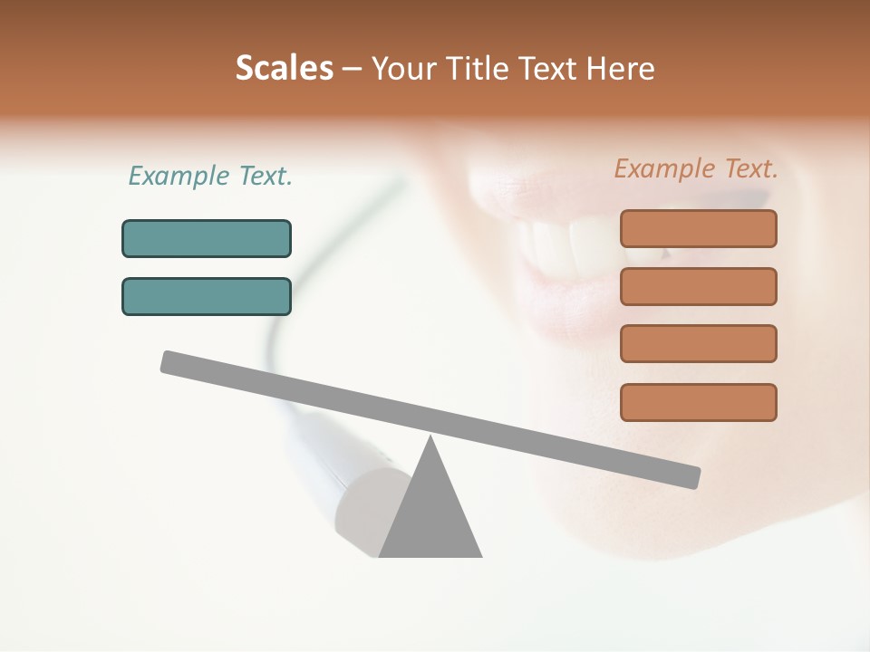 Toothy Joyful Operator PowerPoint Template