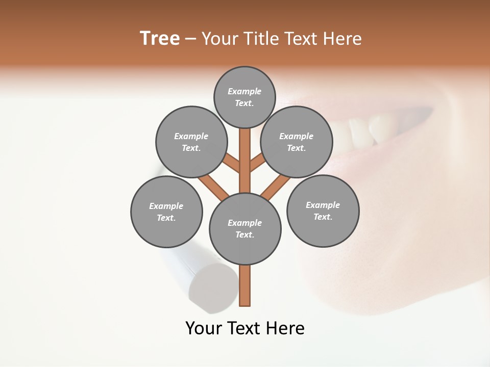 Toothy Joyful Operator PowerPoint Template