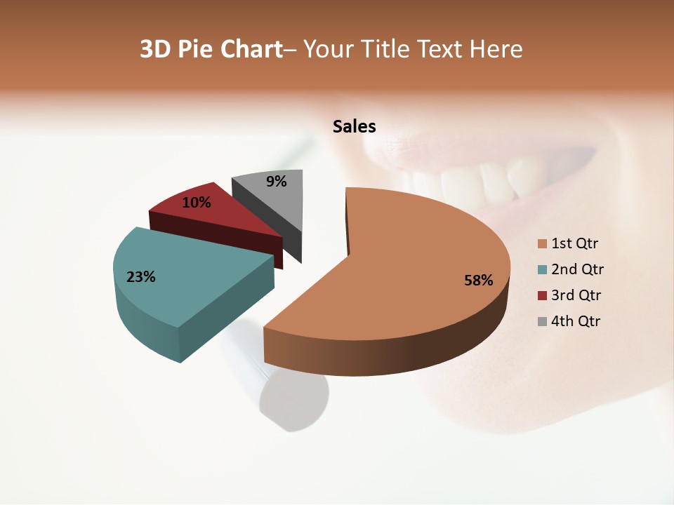 Toothy Joyful Operator PowerPoint Template