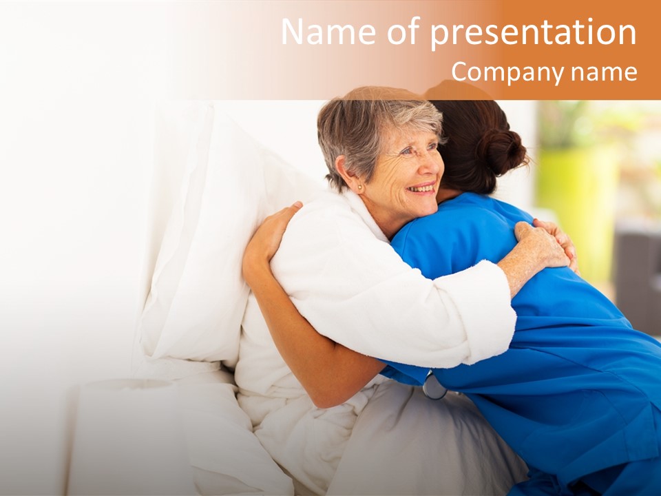 Clinical Hug Thankful PowerPoint Template