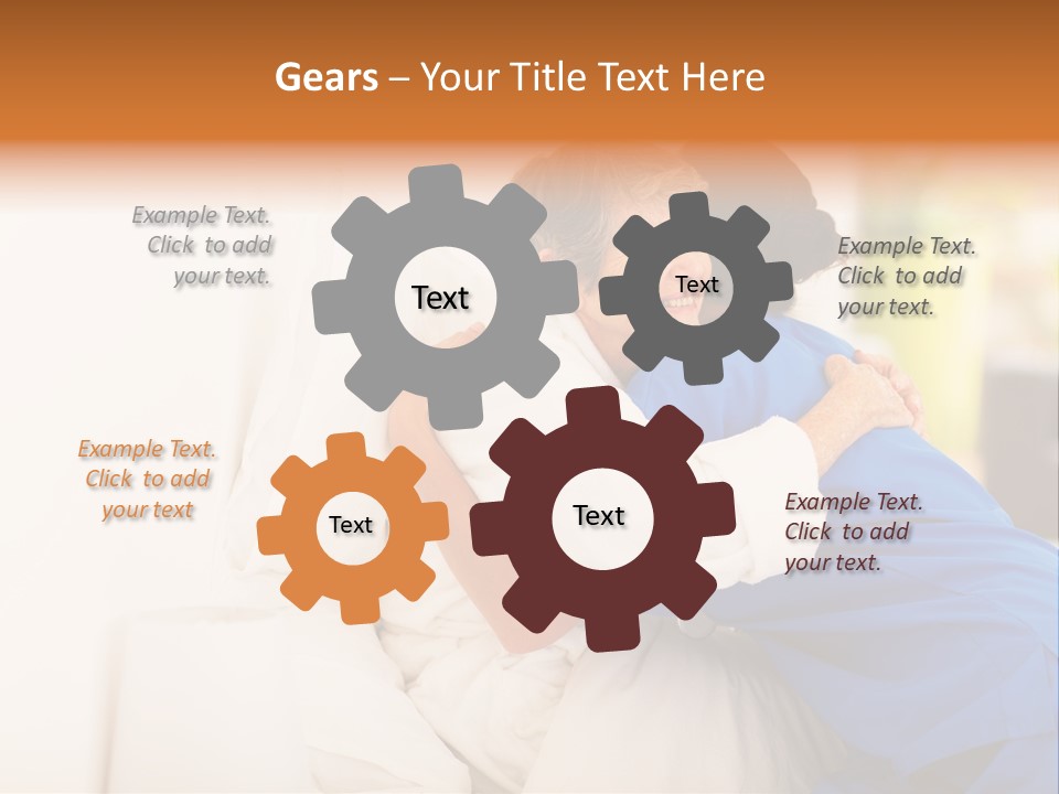 Clinical Hug Thankful PowerPoint Template