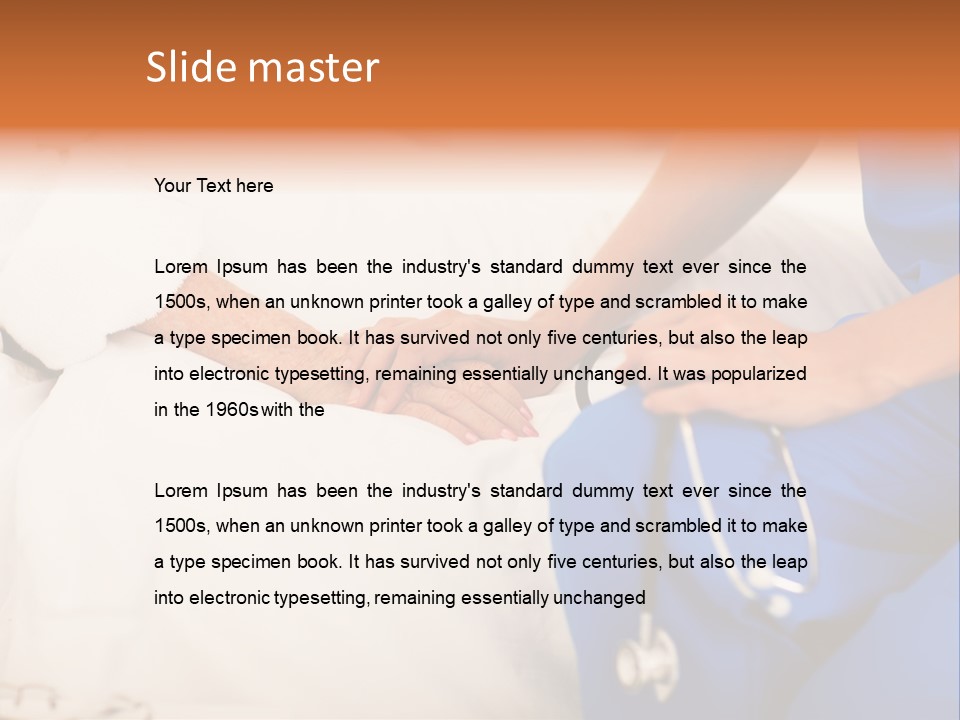 Healthcare Caregiver Clinic PowerPoint Template