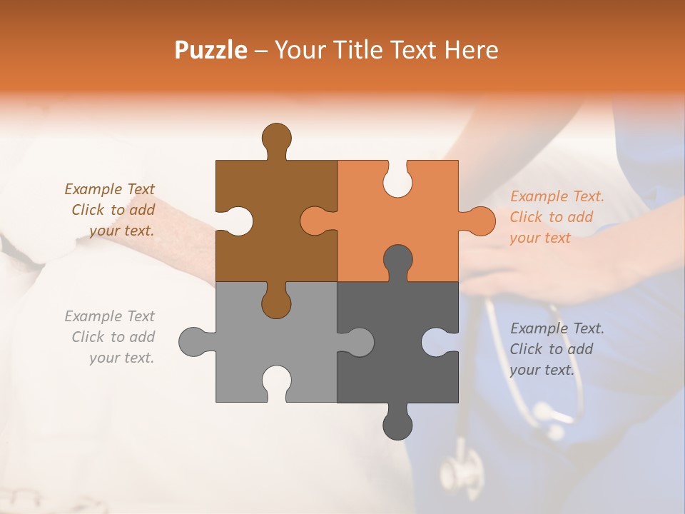 Healthcare Caregiver Clinic PowerPoint Template