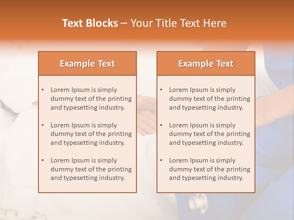 Healthcare Caregiver Clinic PowerPoint Template
