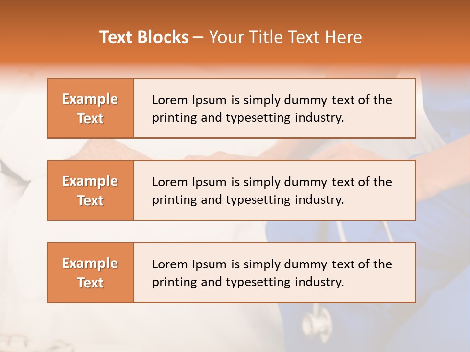 Healthcare Caregiver Clinic PowerPoint Template