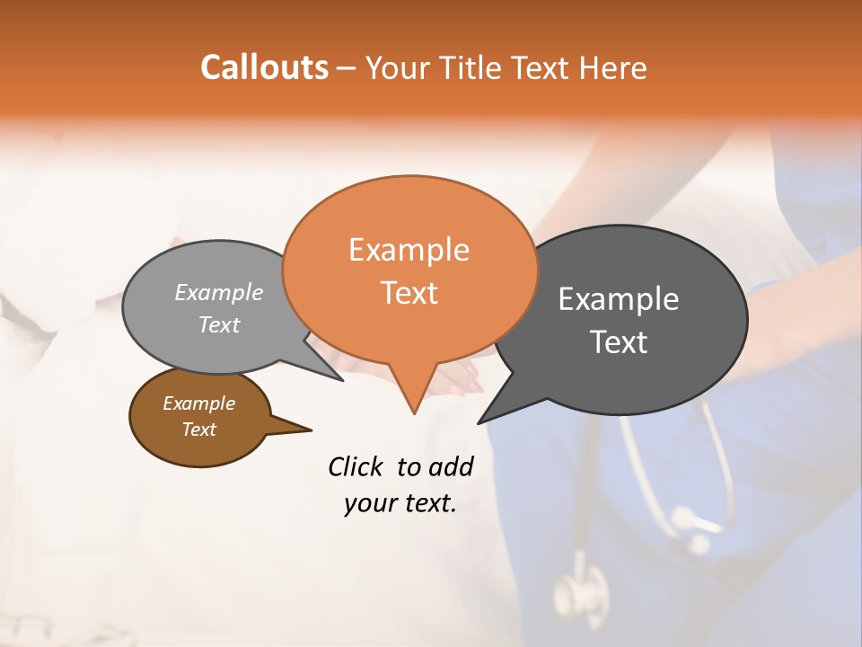 Healthcare Caregiver Clinic PowerPoint Template