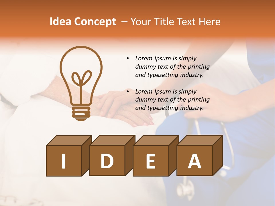 Healthcare Caregiver Clinic PowerPoint Template