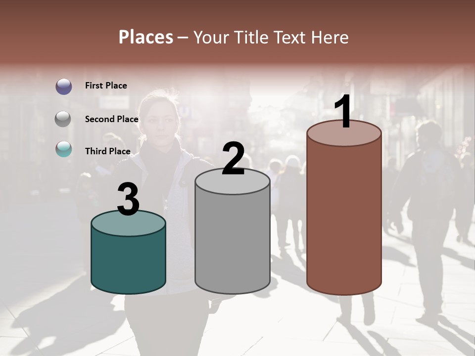 Cool Looking Street PowerPoint Template