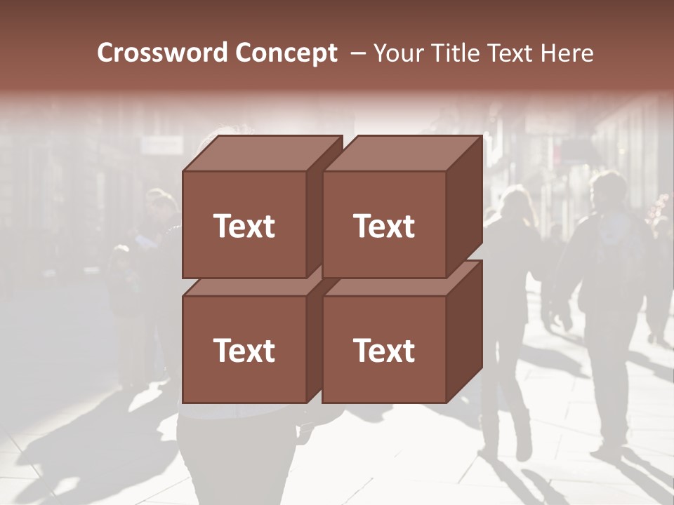 Cool Looking Street PowerPoint Template