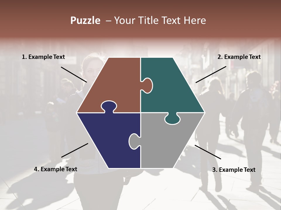 Cool Looking Street PowerPoint Template