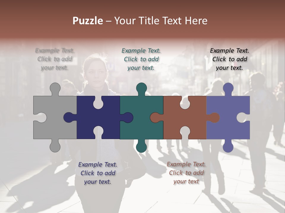 Cool Looking Street PowerPoint Template