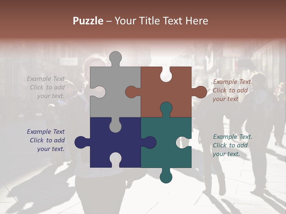 Cool Looking Street PowerPoint Template