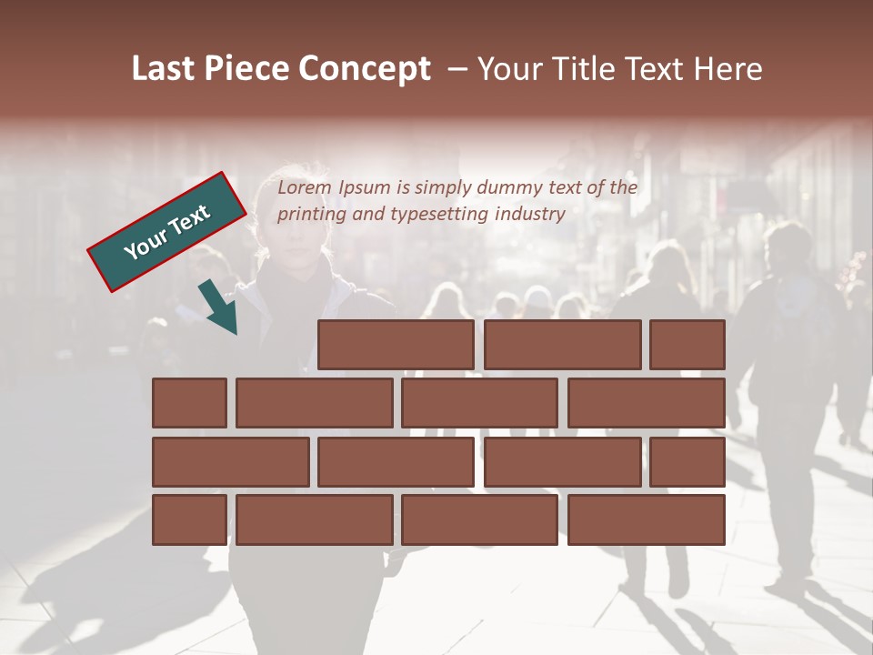 Cool Looking Street PowerPoint Template