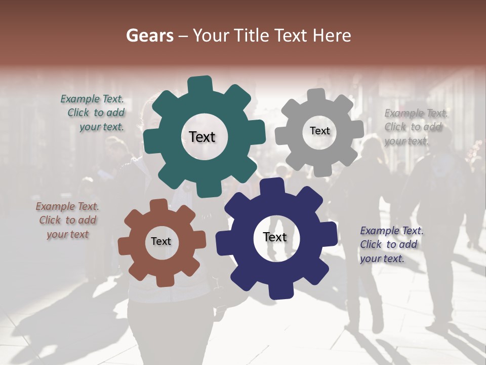 Cool Looking Street PowerPoint Template