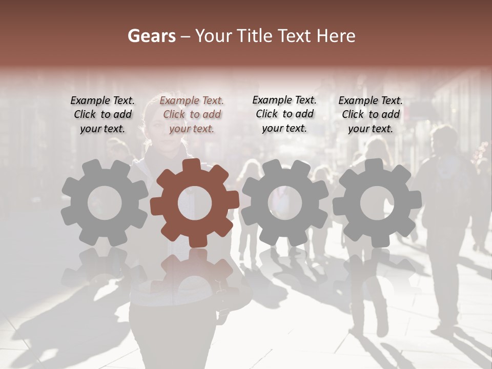 Cool Looking Street PowerPoint Template