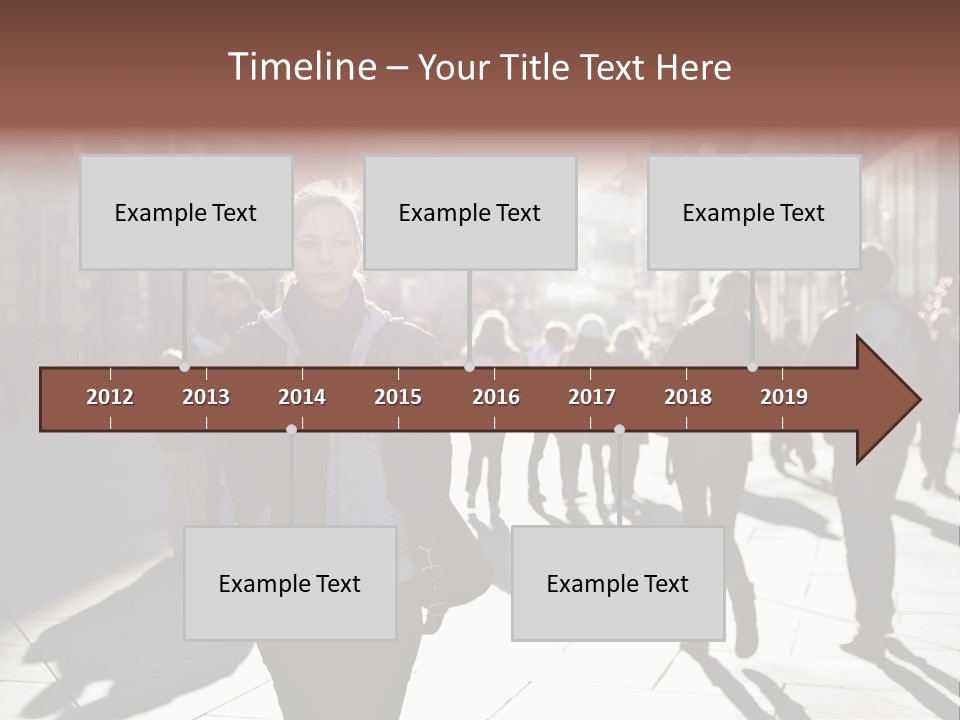 Cool Looking Street PowerPoint Template