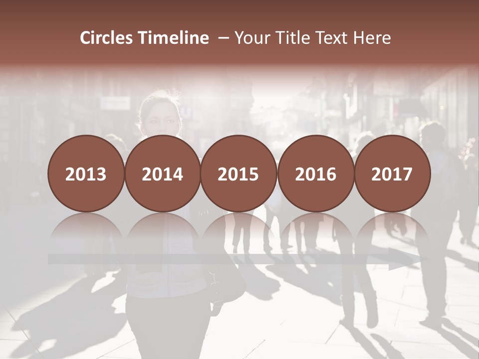 Cool Looking Street PowerPoint Template