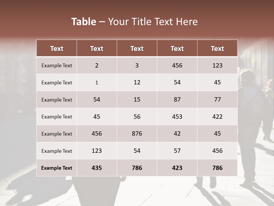 Cool Looking Street PowerPoint Template
