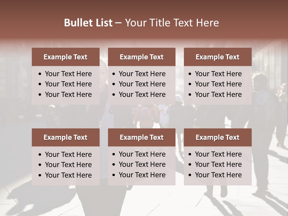 Cool Looking Street PowerPoint Template