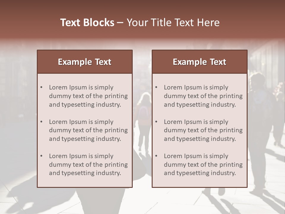 Cool Looking Street PowerPoint Template