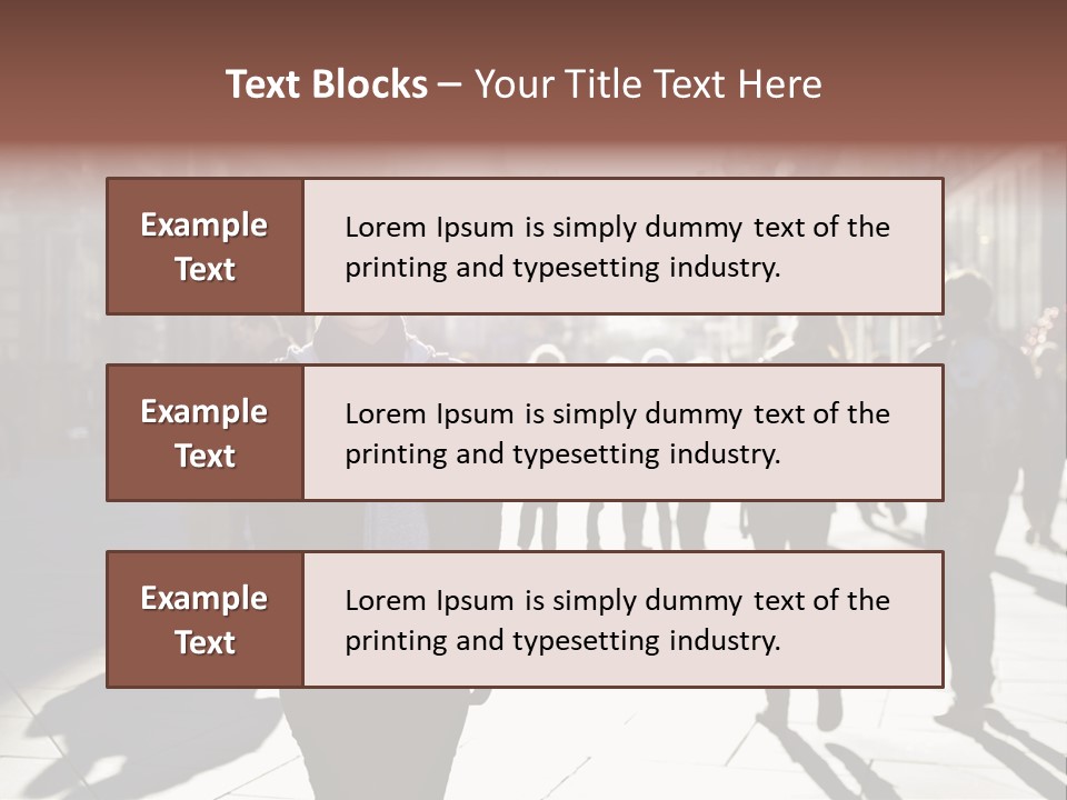 Cool Looking Street PowerPoint Template