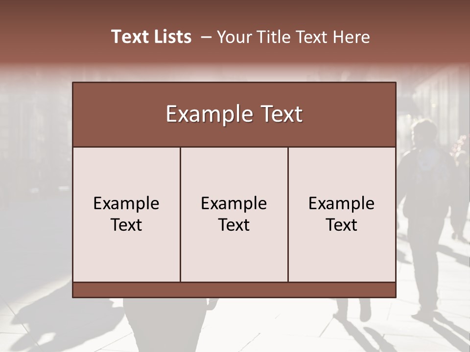 Cool Looking Street PowerPoint Template