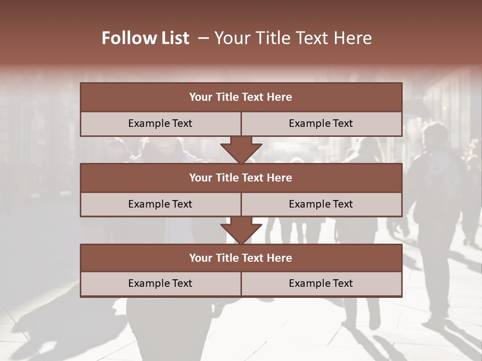 Cool Looking Street PowerPoint Template