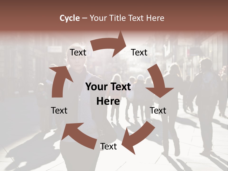Cool Looking Street PowerPoint Template