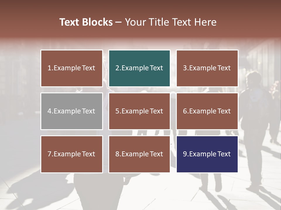 Cool Looking Street PowerPoint Template